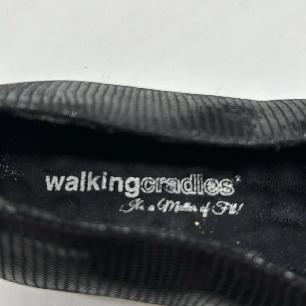 Walking Cradles Black Slip On Loafers Size 8 BLO6501F - Picture 6 of 6